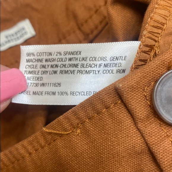 a new day Rust-Brown High-Rise Utility Shorts - Picture 4 of 4